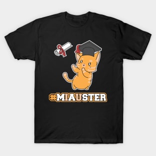 Miauster Master 2021 Cat Master Thesis T-Shirt